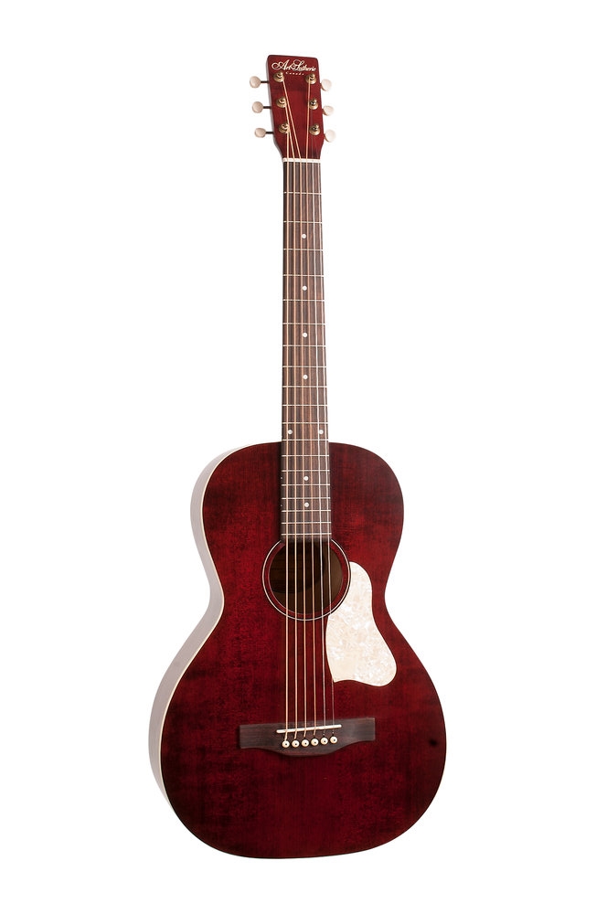 Art & Lutherie Roadhouse A/E  Parlor Guitar - Tennessee Red, 042401