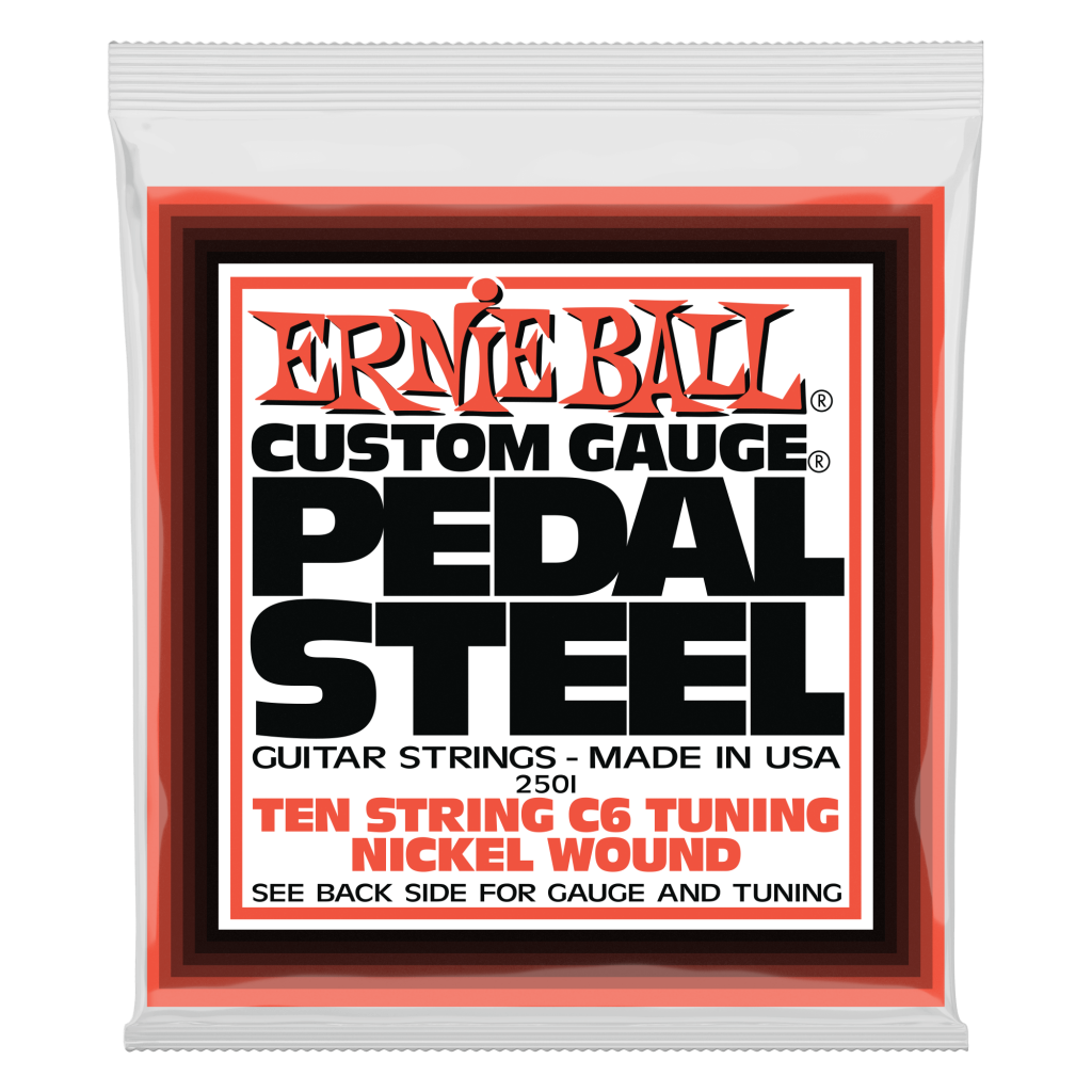Ernie Ball Pedal Steel 10-String C6 Tuning Nickel Wound Strings, P02501