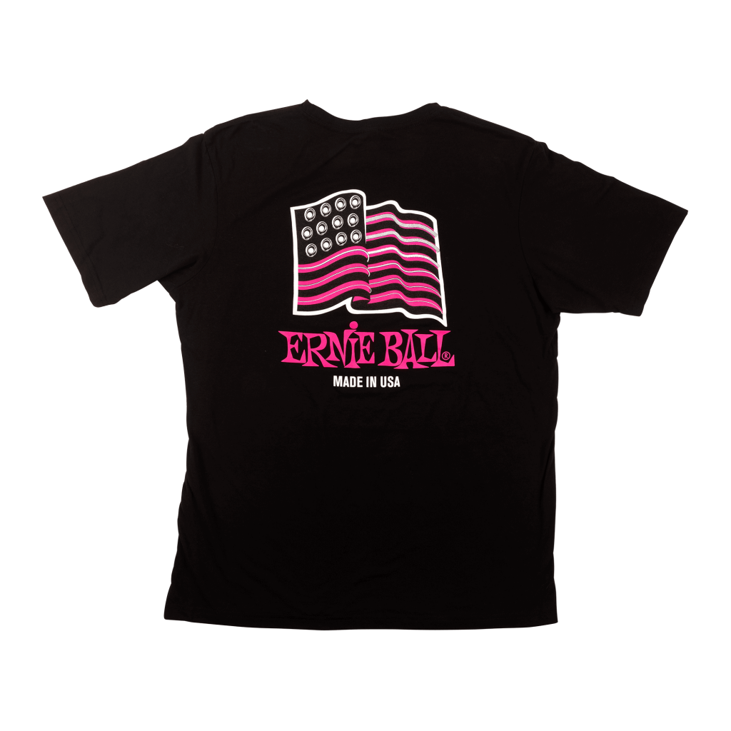 Ernie Ball USA Ball End Flag T Shirt, XL, P04884