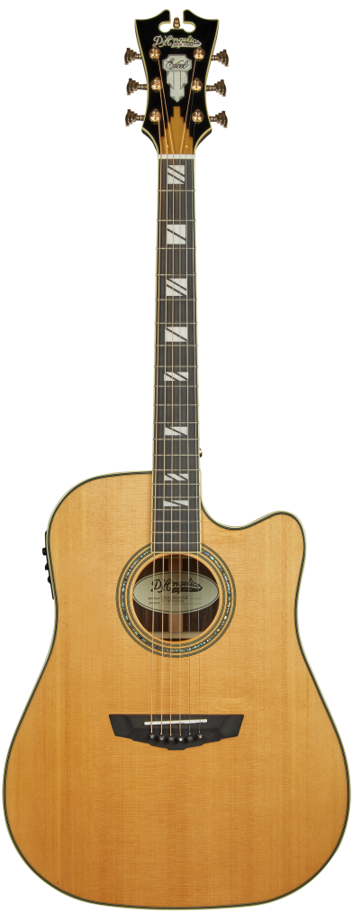 D'Angelico Excel Bowery Acoustic-Electric Guitar - Vintage Natural, DAED500VNATGP