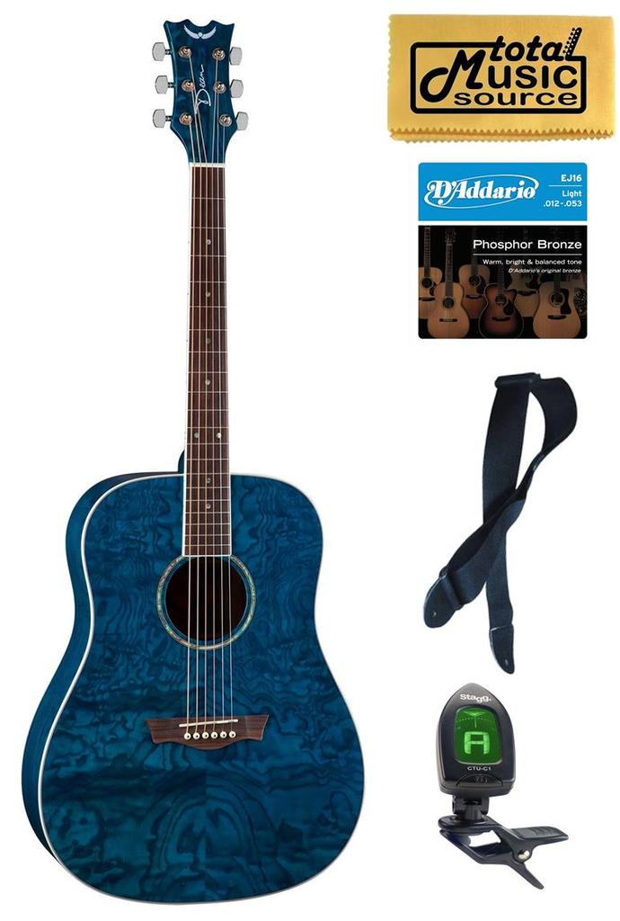 Dean Guitars AX DQA TBL  PACK  Acoustic Guitar Bundle