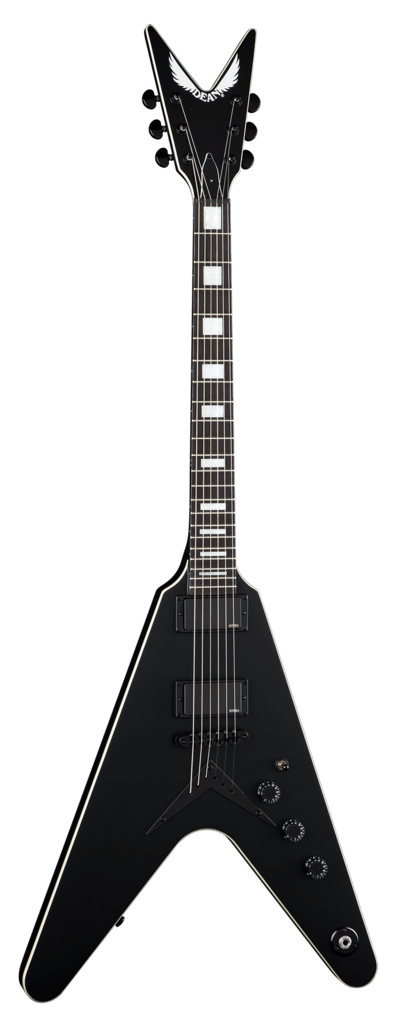 Dean V STH BKS Solid-Body Electric Guitar, Satin Black