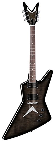 Dean Z 79 TBK Flame Top Solid-Body Electric Guitar, Trans Black