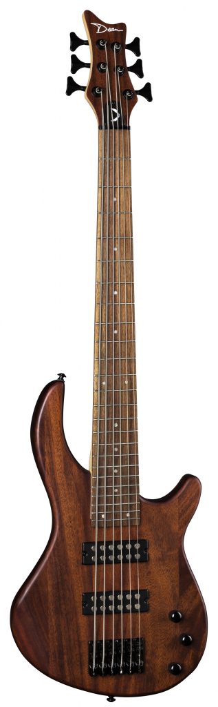 Dean E1 6 VM 6-String Bass Guitar, Vintage Mahogany