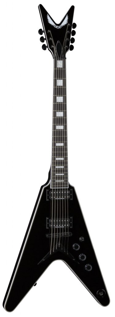 Dean V Select 7 String Electric Guitar, Classic Black, V SEL 7 CBK