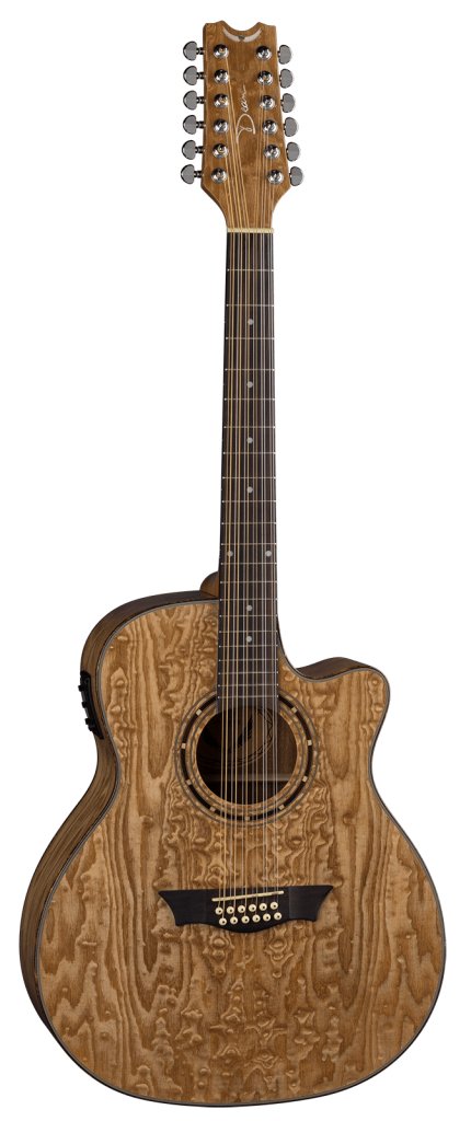 Dean Guitars Exotica 12 String Quilt Ash Acoustic Electric Guitar, EQA12 GN