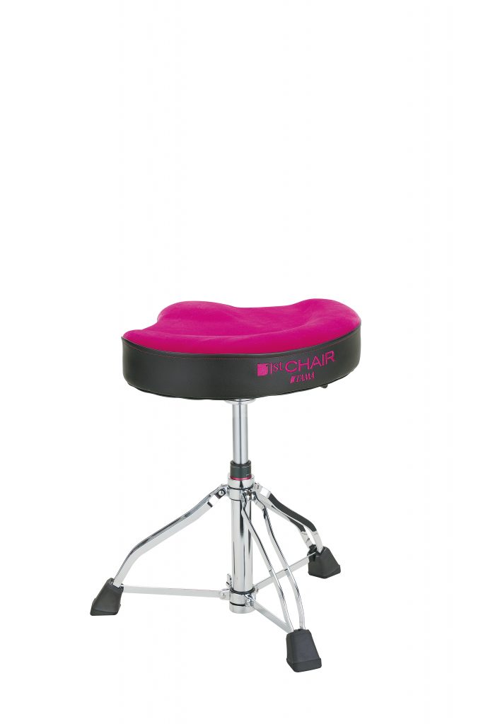 Tama 1st Chair Glide Rider Hydraulix Drum Throne - Limited-edition Pink