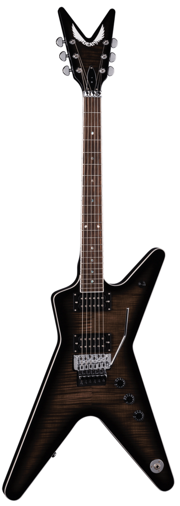 Dean ML 79 F TBK Solid-Body Electric Guitar, Trans Black
