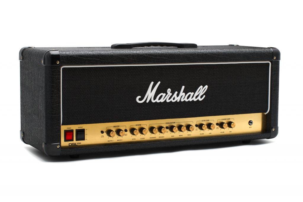 Marshall 100 Watt All Tube Guitar Amp Head, Reverb, DSL100HR