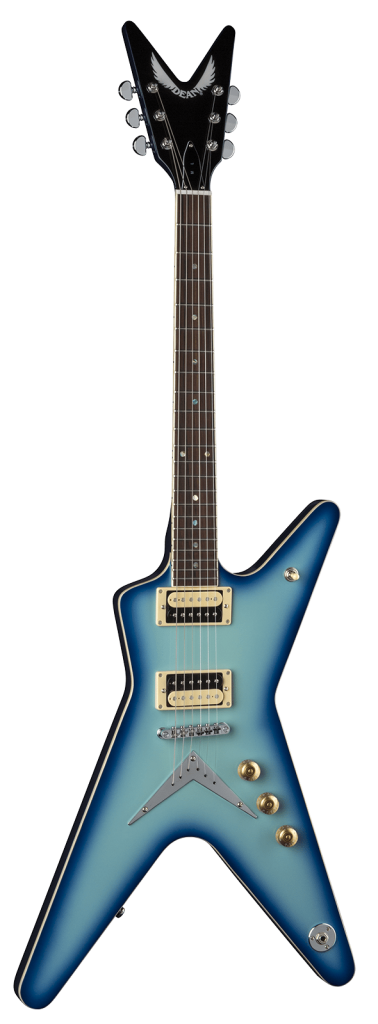 Dean Guitars 6 String Solid-Body Electric Guitar, Blue Burst,  ML 79 BB