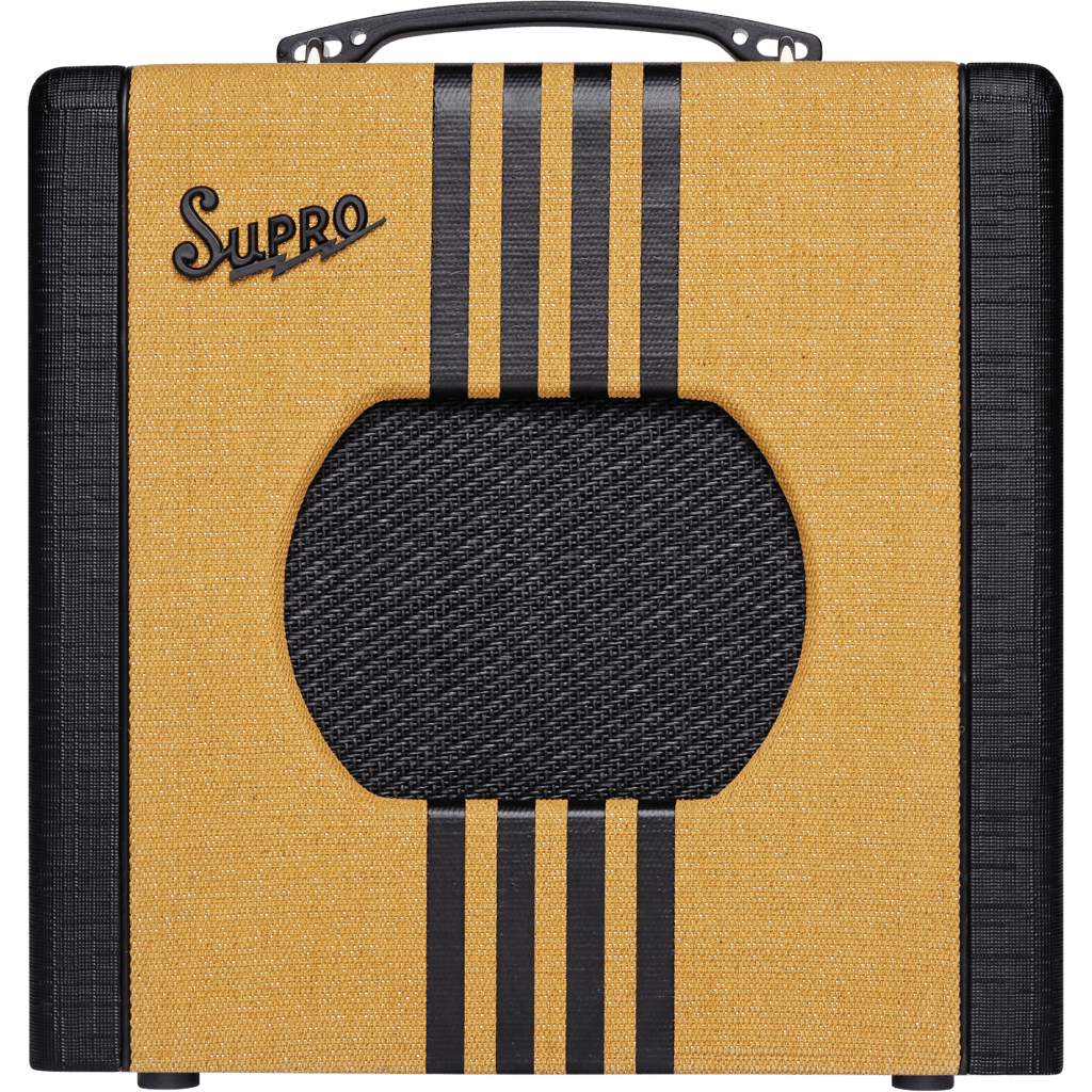 Supro Delta King 8 1x8-inch 1-watt Tube Combo Amp - Tweed and Black