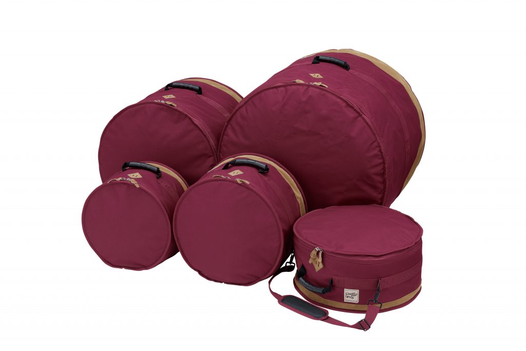 Tama Powerpad Designer 5-Piece Drum Kit Bag Set, Wine Red, TDSS52KWR