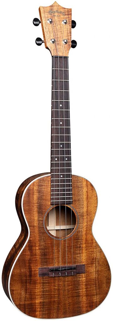 Martin Guitars 2K Tenor Ukulele with Gig Bag, Hawaiian Koa Wood Construction, Satin Finish