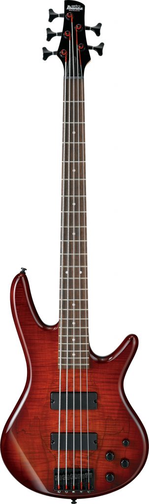 Ibanez GSR205SMCNB 5 String Electric Bass - Charcoal Brown Burst