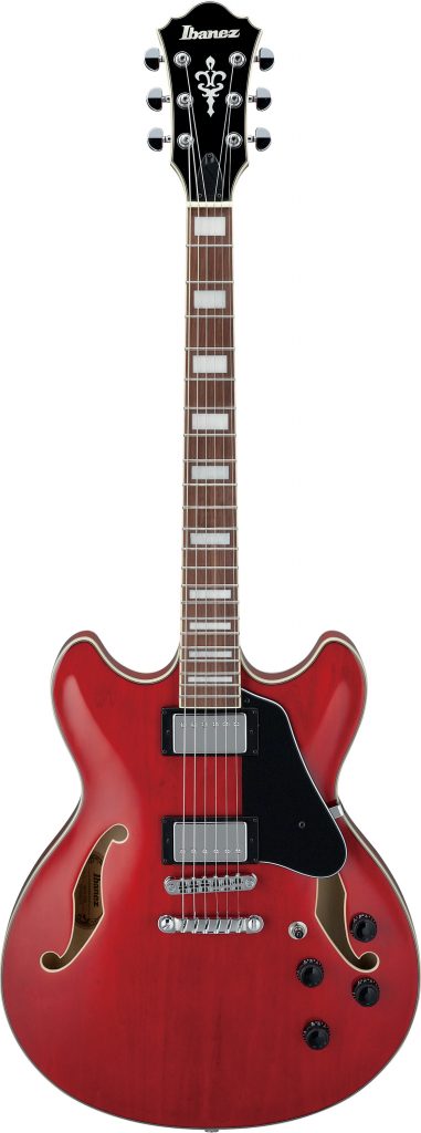 Ibanez Artcore AS73 Semi Hollow Acoustic-Electric Guitar - Transparent Cherry Red