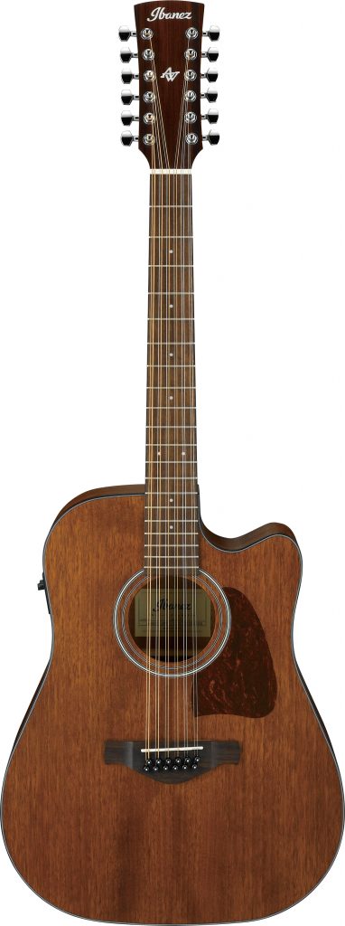 Ibanez AW5412CEOPN 12 String Acoustic Electric Guitar (Open Pore Natural)