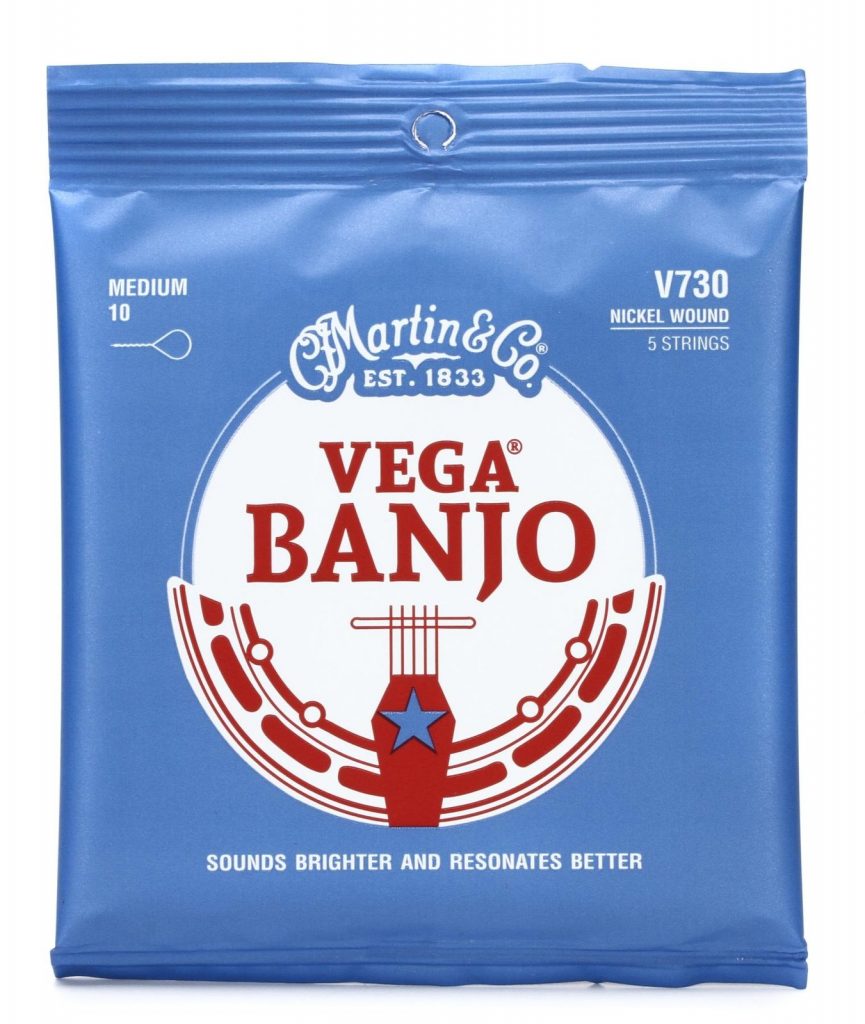 Martin V730 Vega Banjo Strings - Medium 5 String