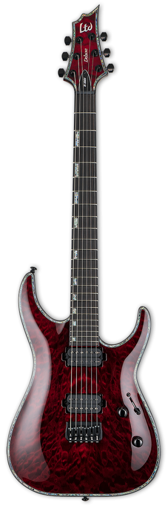 ESP LTD H-1001 Electric Guitar, See Thru Black Cherry