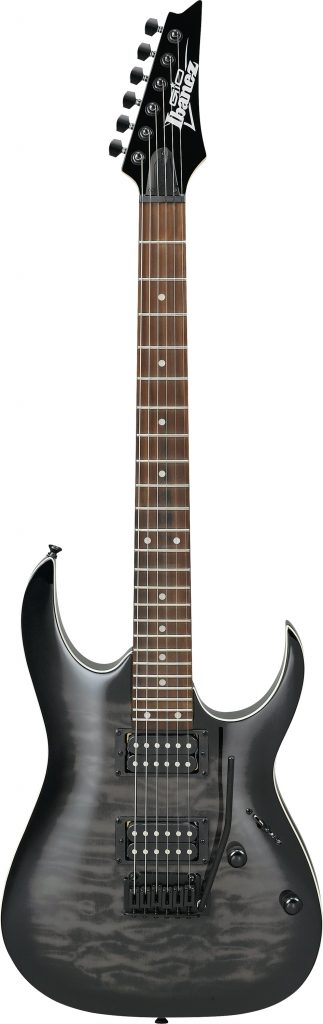 Ibanez GRGA120QA Electric Guitar | Transparent Black
