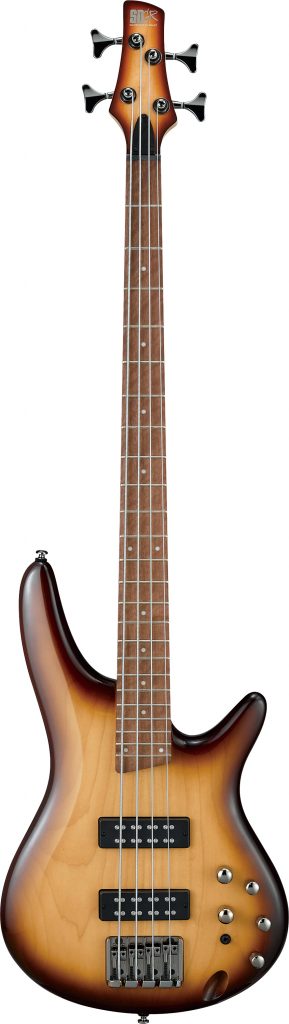 Ibanez SR370ENBB SR Series 4 String Bass in Natural Browned Burst