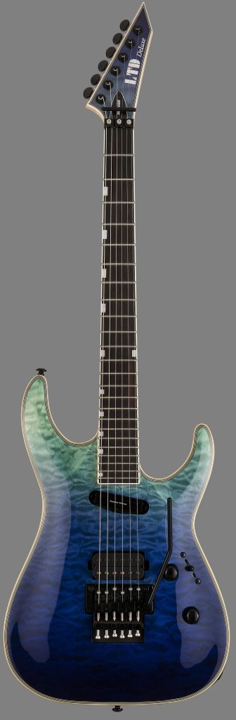 ESP LTD MH-1000HS Electric Guitar, Macassar Ebony Fingerboard Violet Shadow Fade