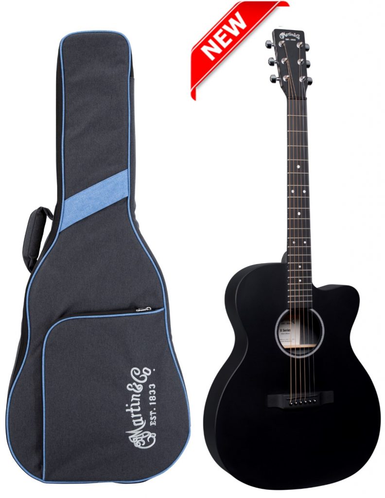 Martin OMC-X1E Acoustic-Electric Guitar Black, With Bag