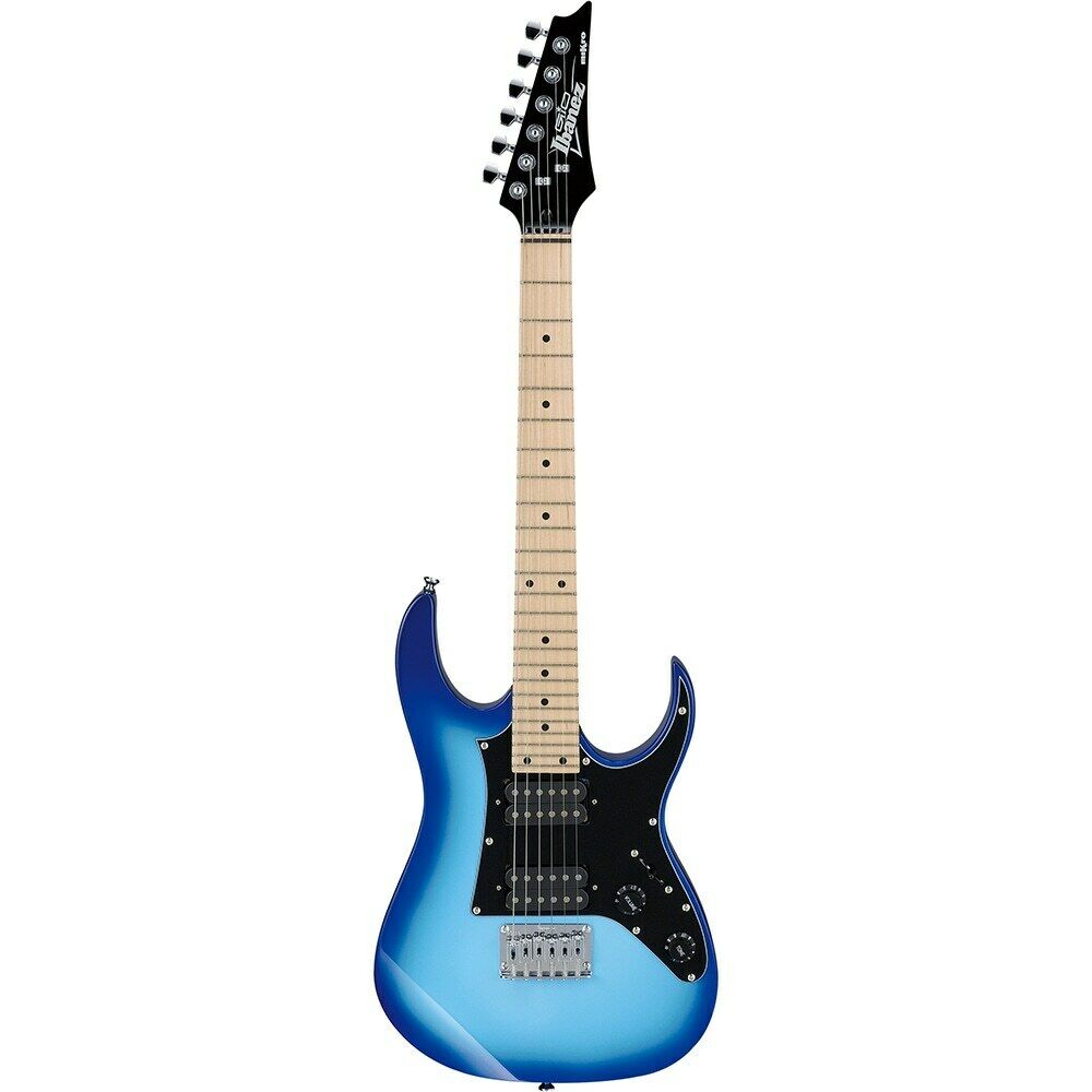 Ibanez GRGM21MBLT GIO RG miKro Guitar, Maple Fretboard, Blue Burst