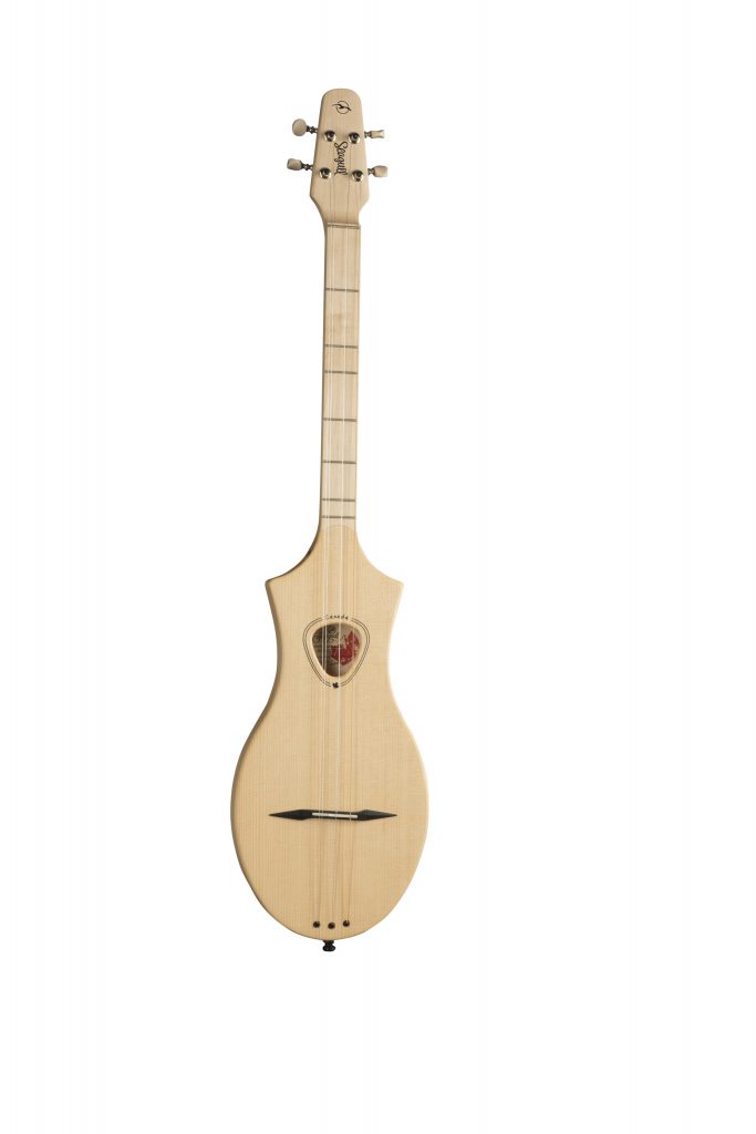 Seagull Merlin Solid Spruce Top SG Acoustic Dulcimer Guitar - Left Handed, Natural