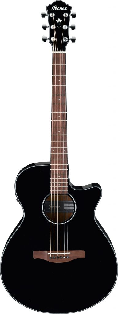 Ibanez AEG50BK Acoustic Electric Guitar In Black High Gloss