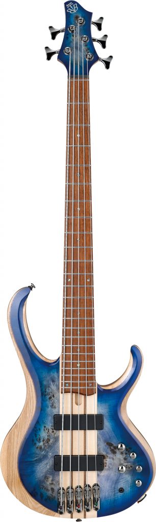 Ibanez BTB845CBL BTB Standard 5-String Bass, Cerulean Blue Burst