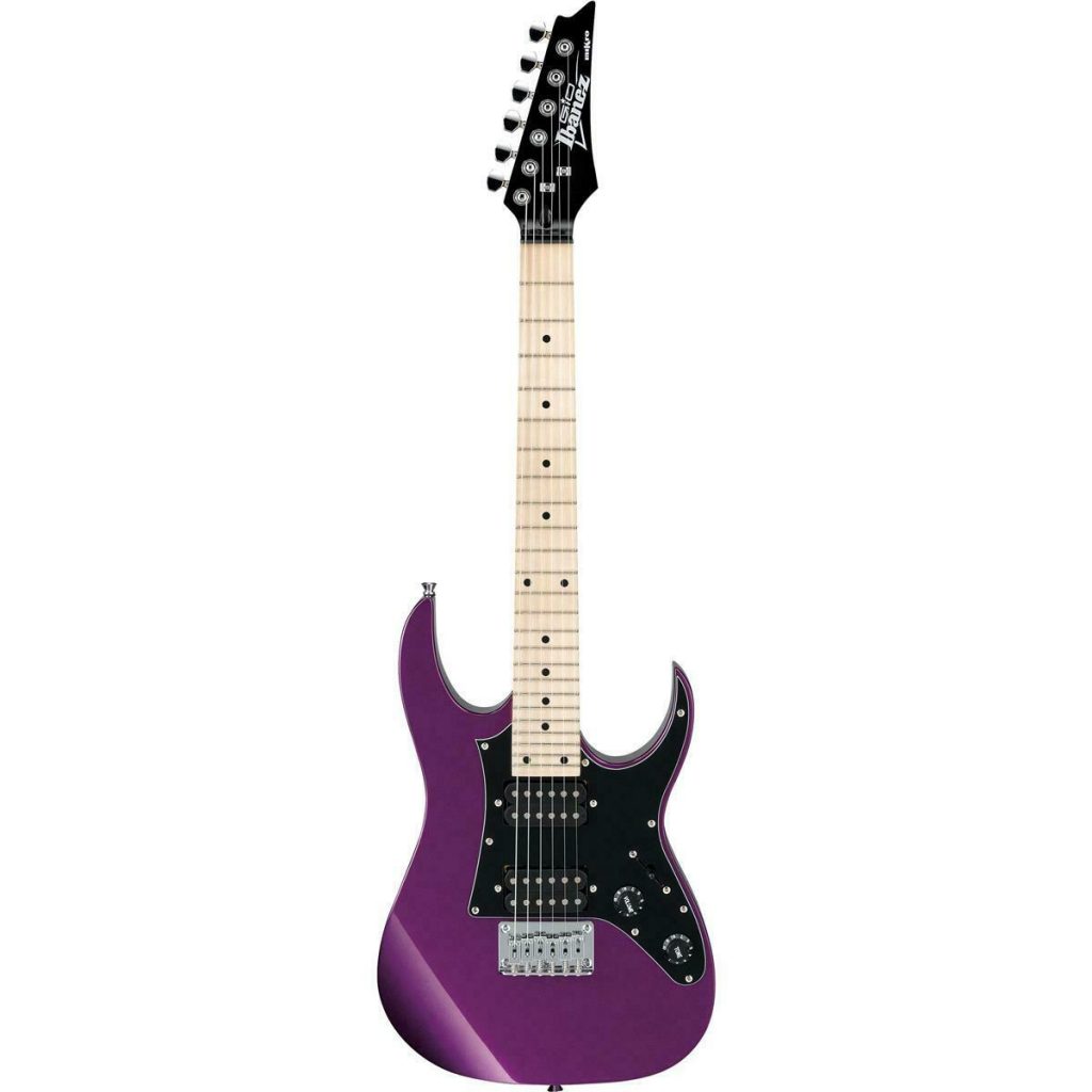Ibanez miKro Series GRGM21M Electric Guitar, Metallic Purple, GRGM21MMPL