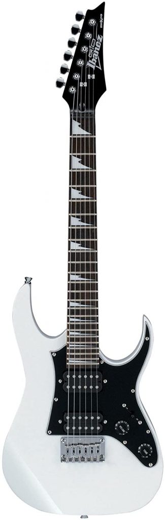 Ibanez miKro Series GRGM21 Electric Guitar, White, GRGM21WH