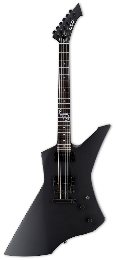 ESP LTD James Hetfield Snakebyte Electric Guitar with Hard Case, LSNAKEBYTEBLKS