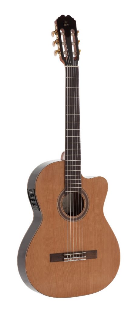 Admira Guitars Virtuoso ECT Thin-Body Nylon Classical Acoustic Guitar, Cedar Top