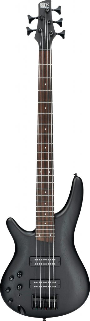 Ibanez Standard SR305EBL Left-handed Bass Guitar - Weathered Black