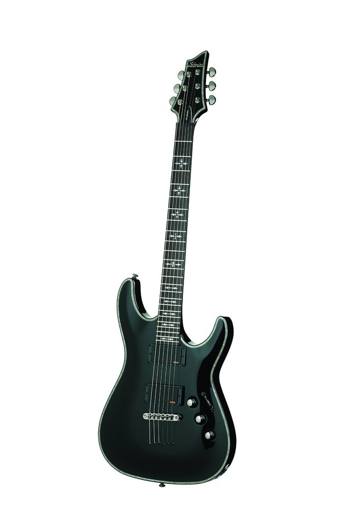 Schecter Hellraiser C-1 Electric Guitar (Gloss Black), 1787