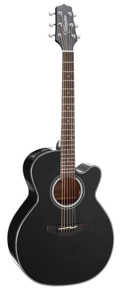 Takamine GN30CE-BLK Nex Cutaway Acoustic-Electric Guitar, Black, GN30CEBLK
