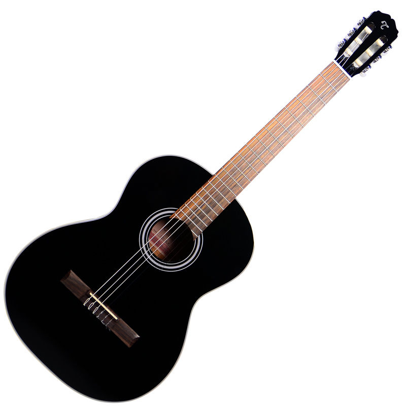 Takamine GC1 BLK Classical Acoustic Guitar, Black, GC1BLK