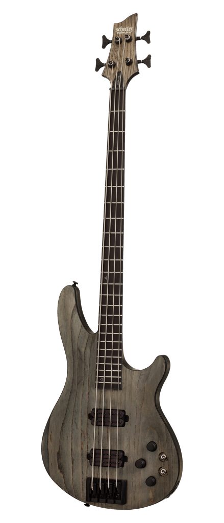 Schecter 1317 C-4 Apocalypse 4-String Bass Guitar, Rust Grey