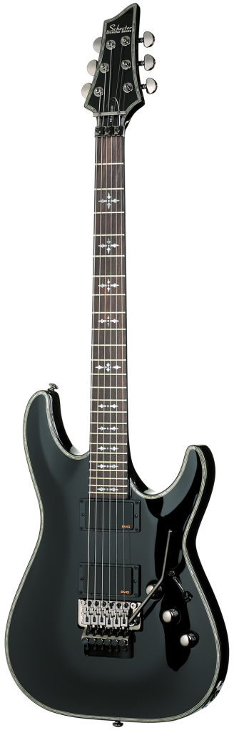 Schecter Guitar Research Hellraiser C-1 FR Electric Guitar Black, 1793