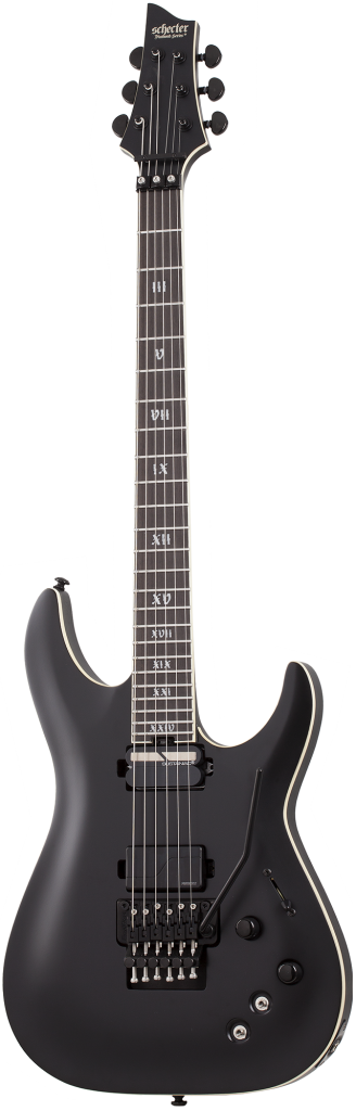 Schecter Guitars 1348 C-1 FR S SLS Evil Twin Electric Guitar Satin Black