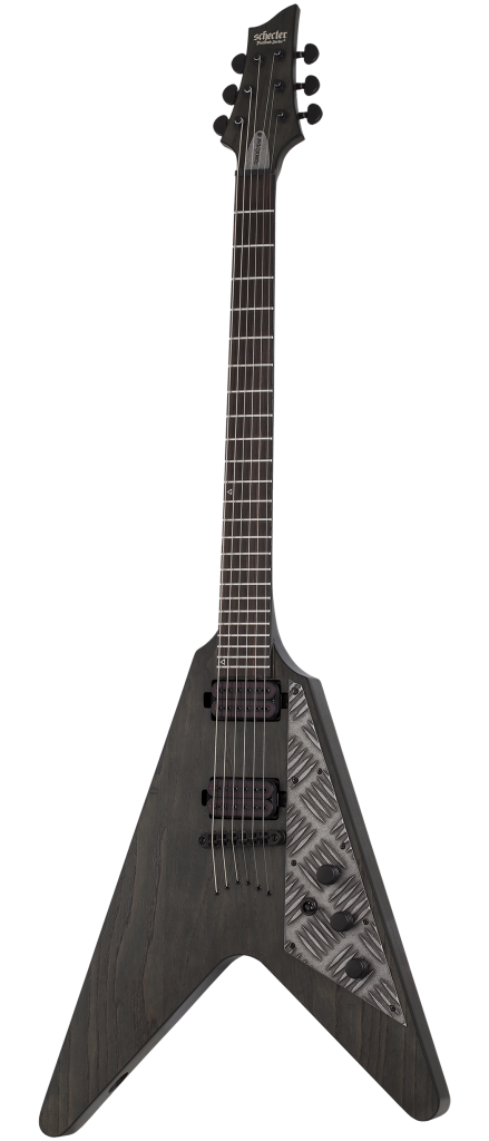 Schecter Guitars 1298 V-1 Apocalypse Electric Guitar, Rusty Grey