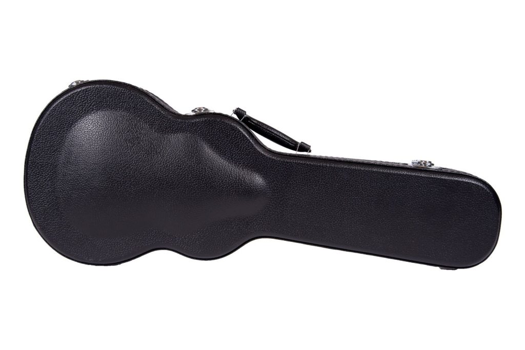 Kala BCS-AT Black Archtop Durable Soprano Size Ukulele Hard Case Black