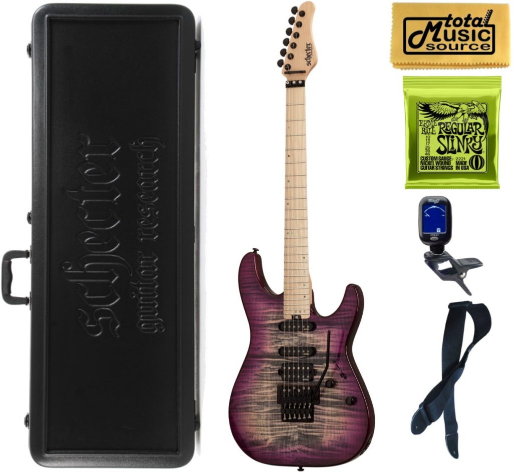 Schecter 1276 Sun Valley Super Shredder III Electric Guitar, W/ Case, Aurora Burst