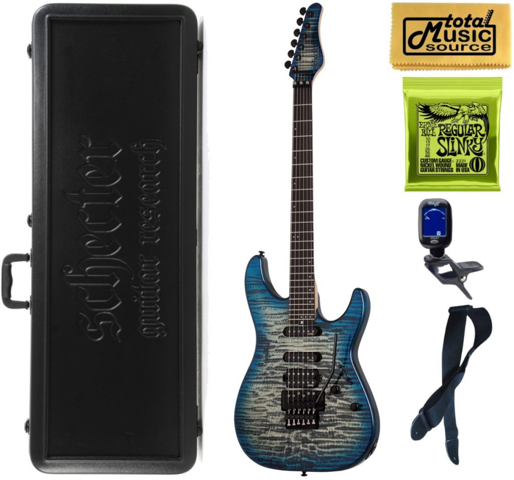 Schecter 1277 Sun Valley Super Shredder III Electric Guitar, W/ Case, Sky Burst