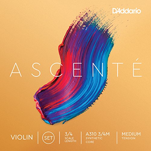 D'Addario Ascenté Violin String Medium Tension A310 3/4M