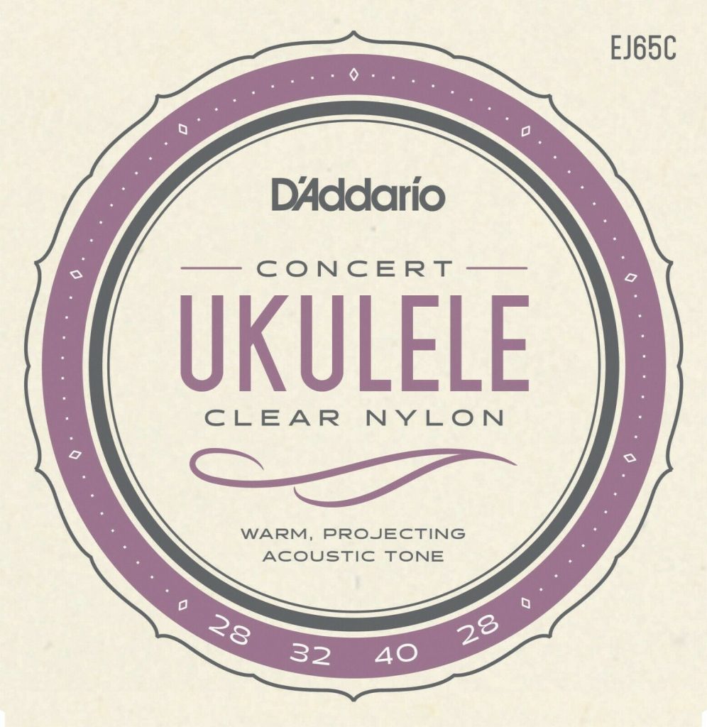 D'Addario EJ65C Pro-Arté Custom Extruded Ukulele Strings Concert
