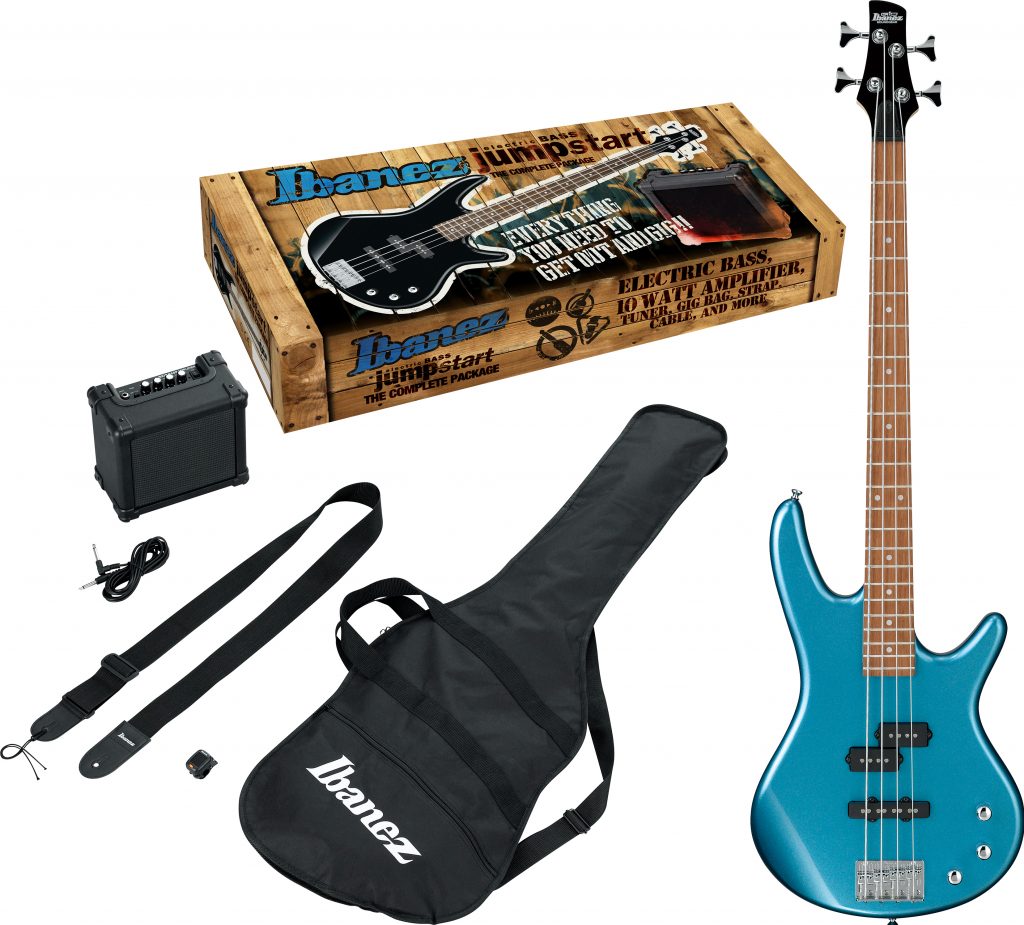 Ibanez Jumpstart IJSR190N Bass Pack - Metallic Light Blue