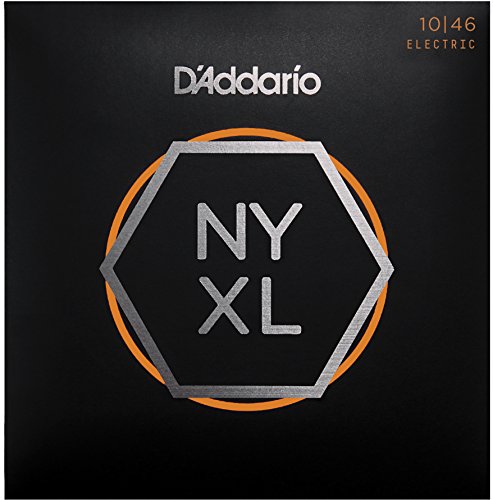 D'Addario NYXL1046 Nickel Plated Electric Guitar Strings, Light