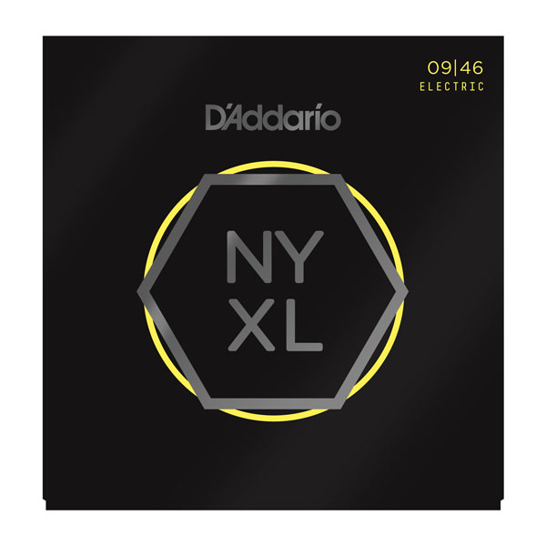 D’Addario NYXL0946 Nickel Plated Electric Guitar Strings,Super Light Top/Regular Bottom,09-46